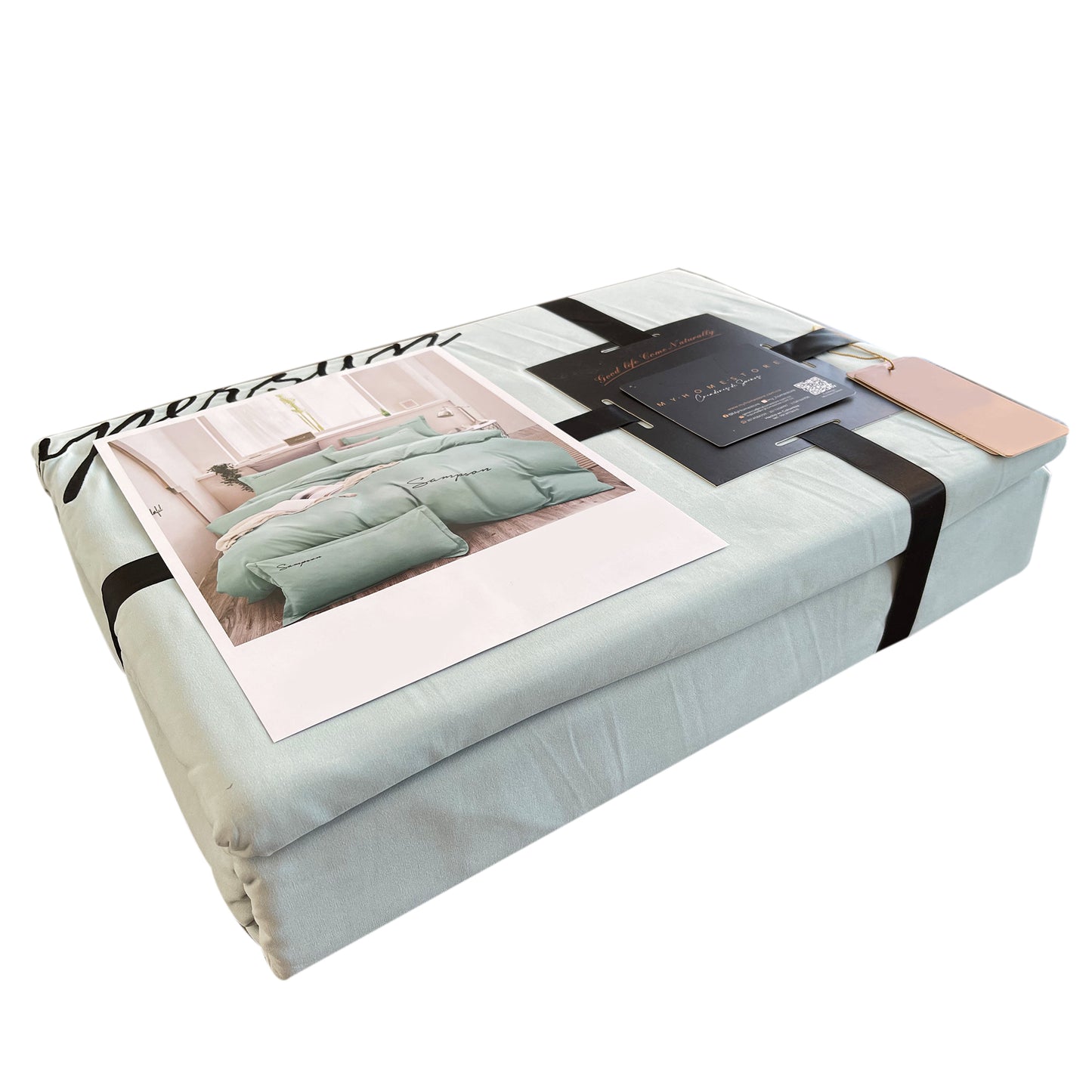 Funda Duvet Sampson Bordado Aqua Doble